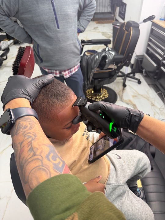 Kids haircut fade by WALTNYCE at Ace’s Barbershop