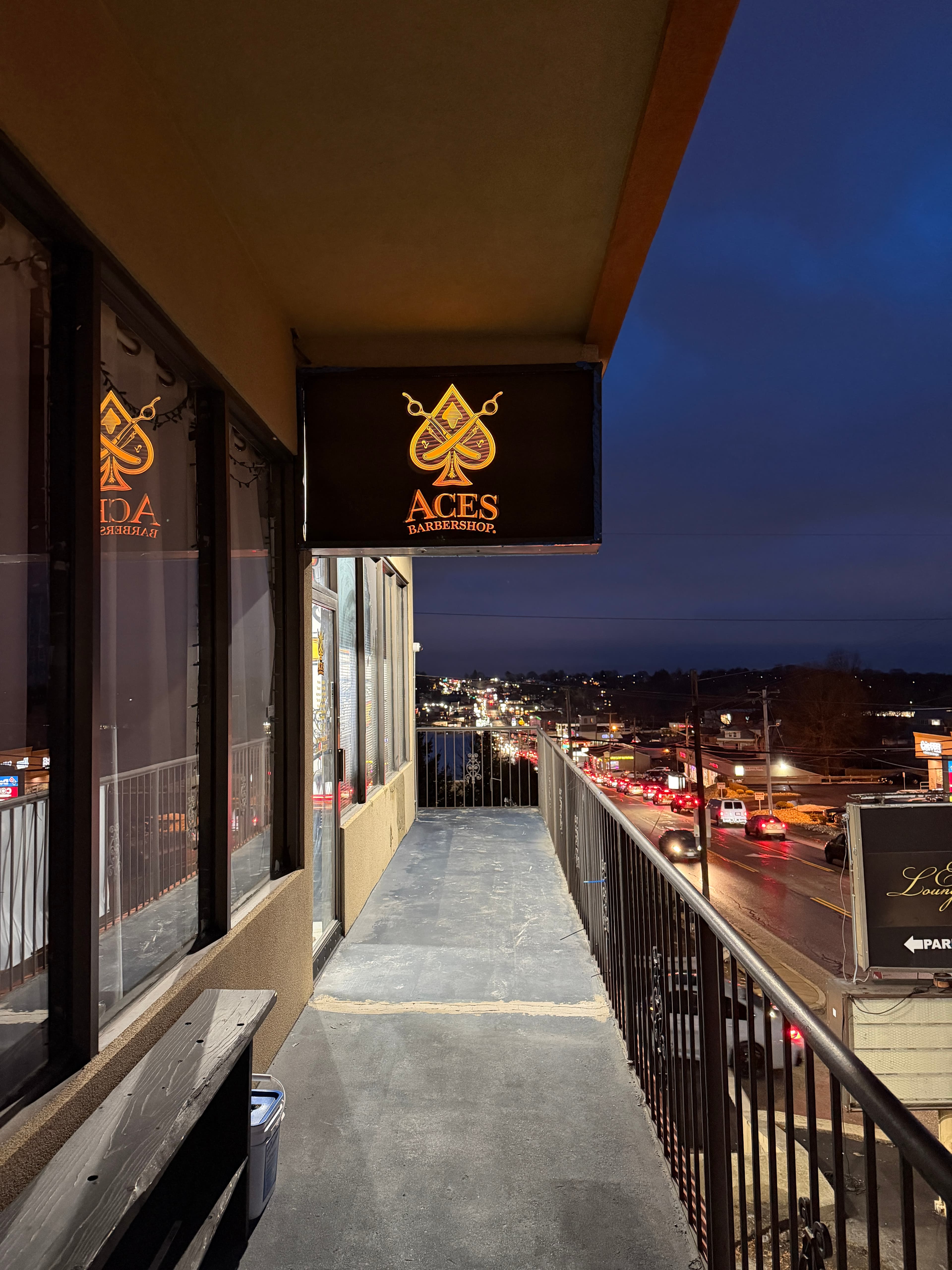 Aces Barbershop shop / featured work