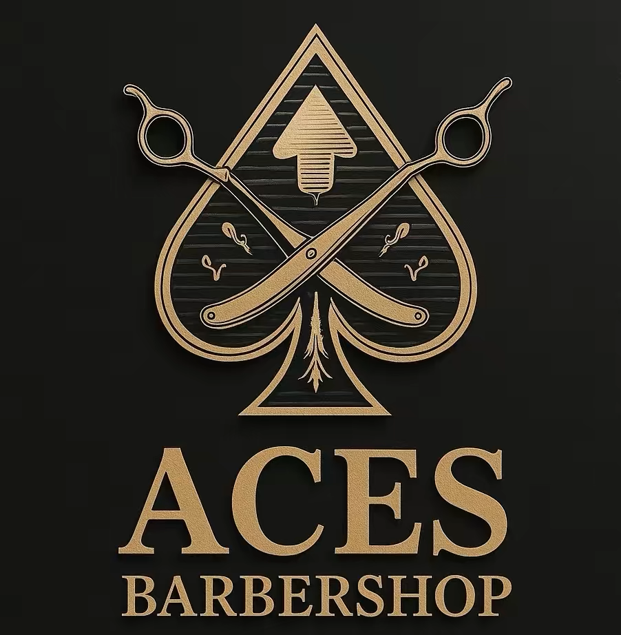Aces Barbershop logo