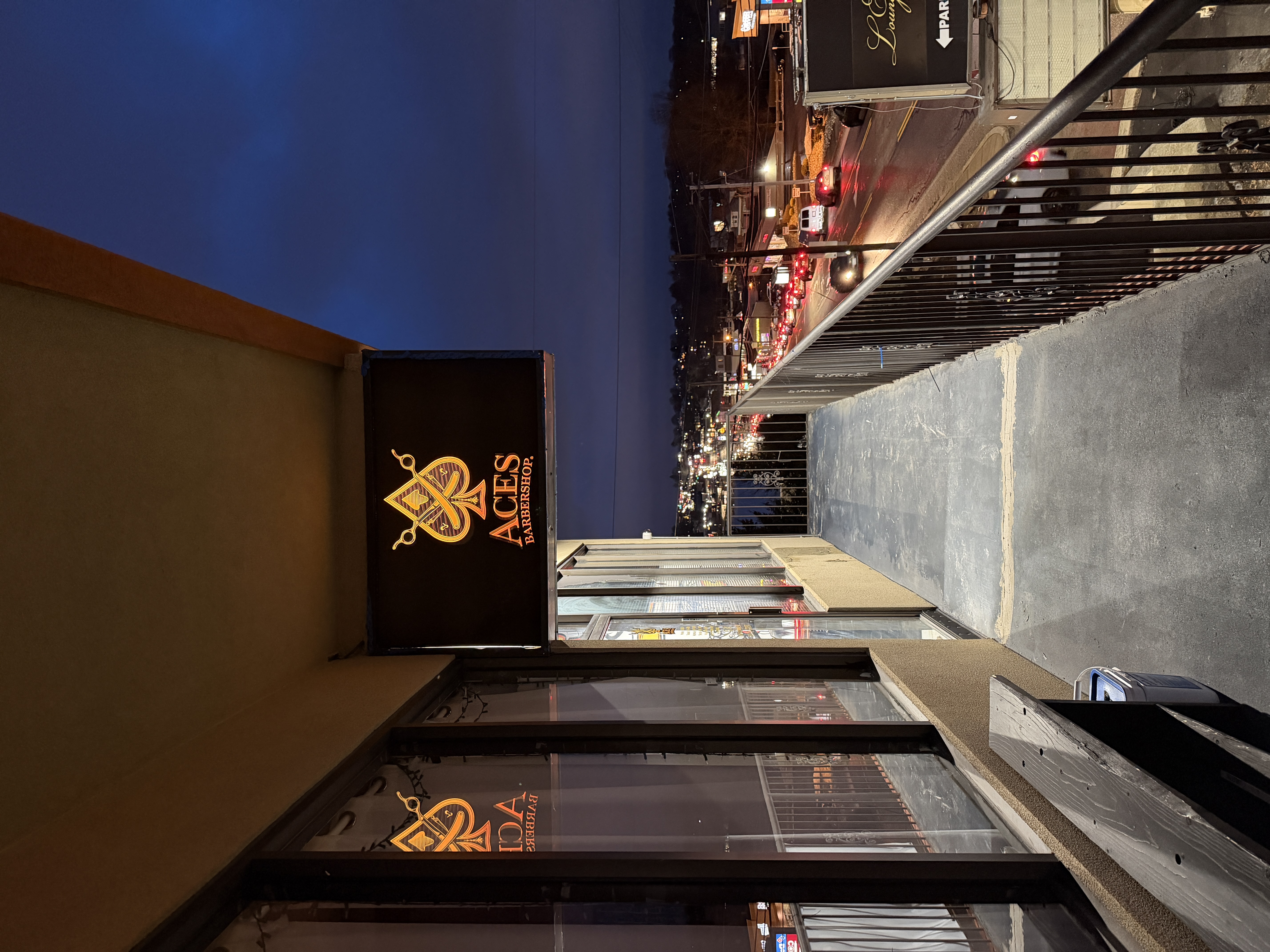 Aces Barbershop shop / featured work